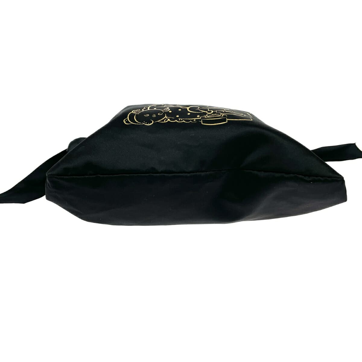 Maison de FLEUR Maison de FLEUR × Kuromi Drawstring Tote Bag Good Condition Nylon Black Women's 5