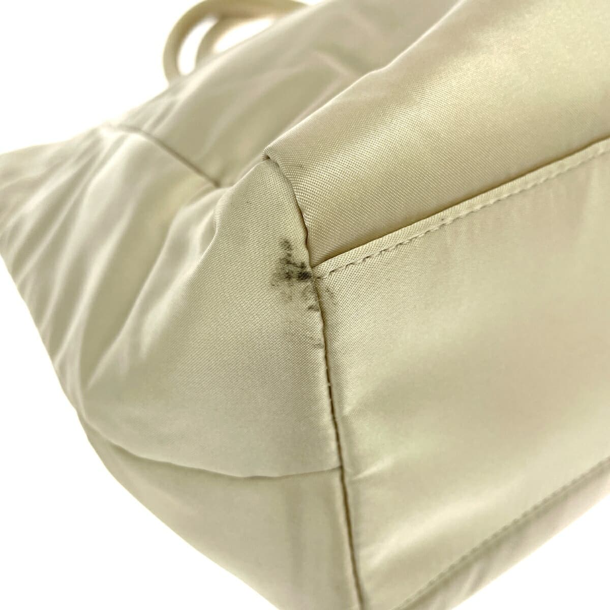 Russet Rassit Muk Tote Bag Nylon Beige Women's 8