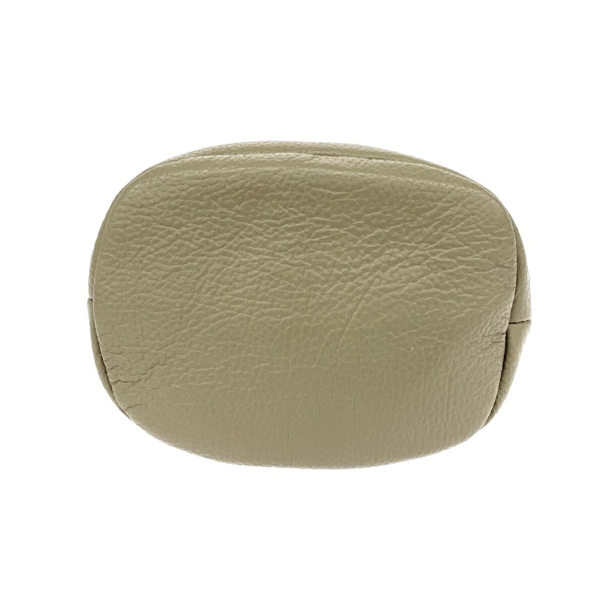 MARLON FIRENZE Marlon Firenze Chain Shoulder Bag Drawstring Studs Leather Beige Ladies 5