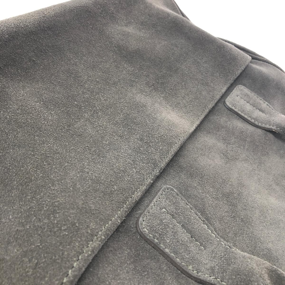 Al Solito Al Solito / Tote Bag Suede Gray Unisex 7