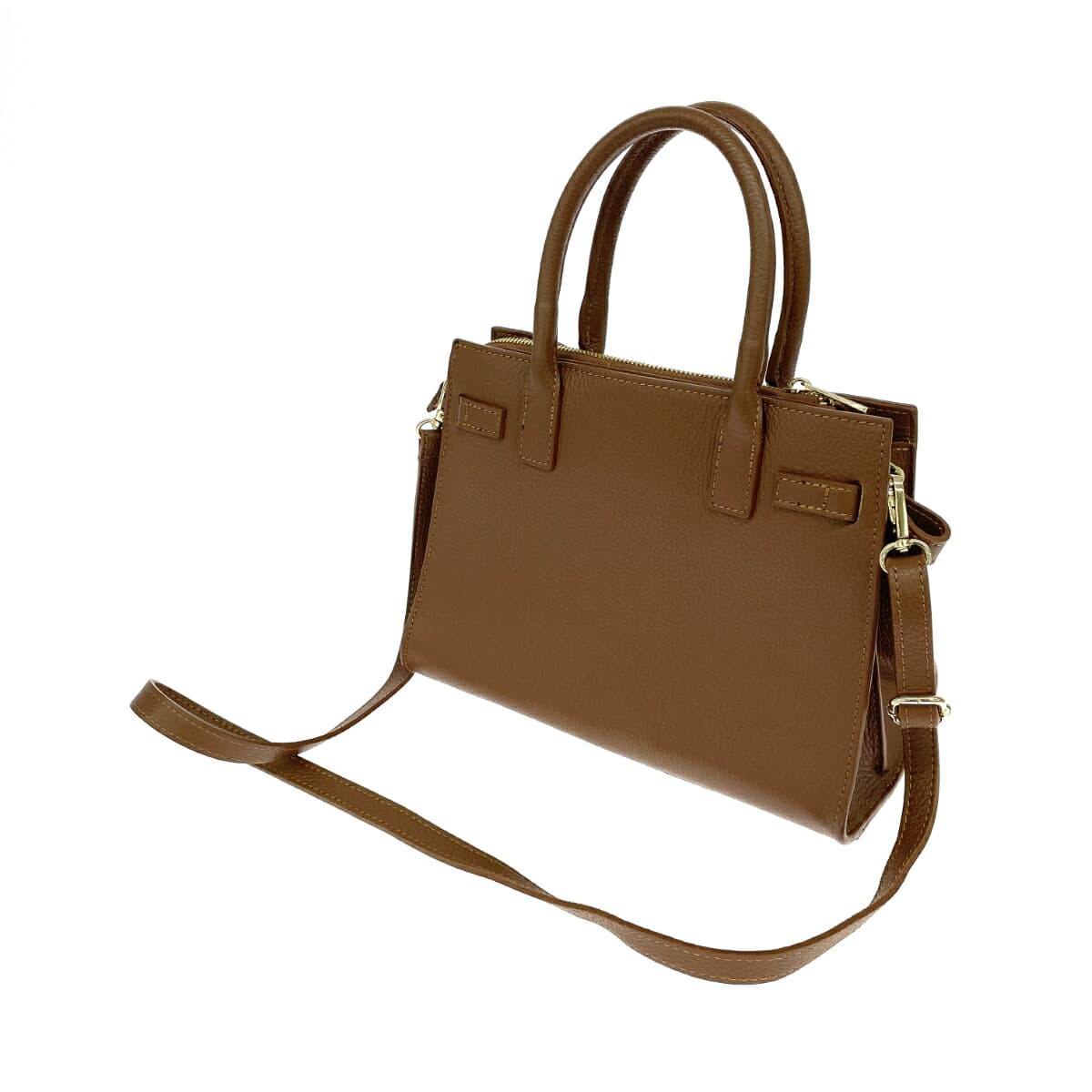 MILOS 2-way bag leather good condition brown ladies 3