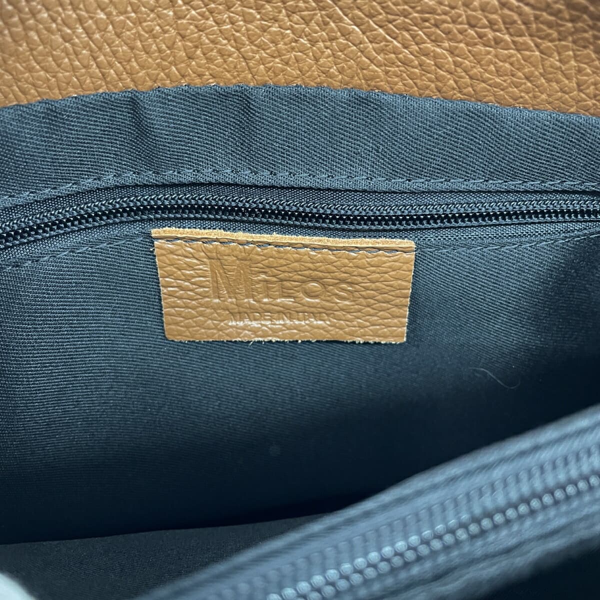 MILOS 2-way bag leather good condition brown ladies 7