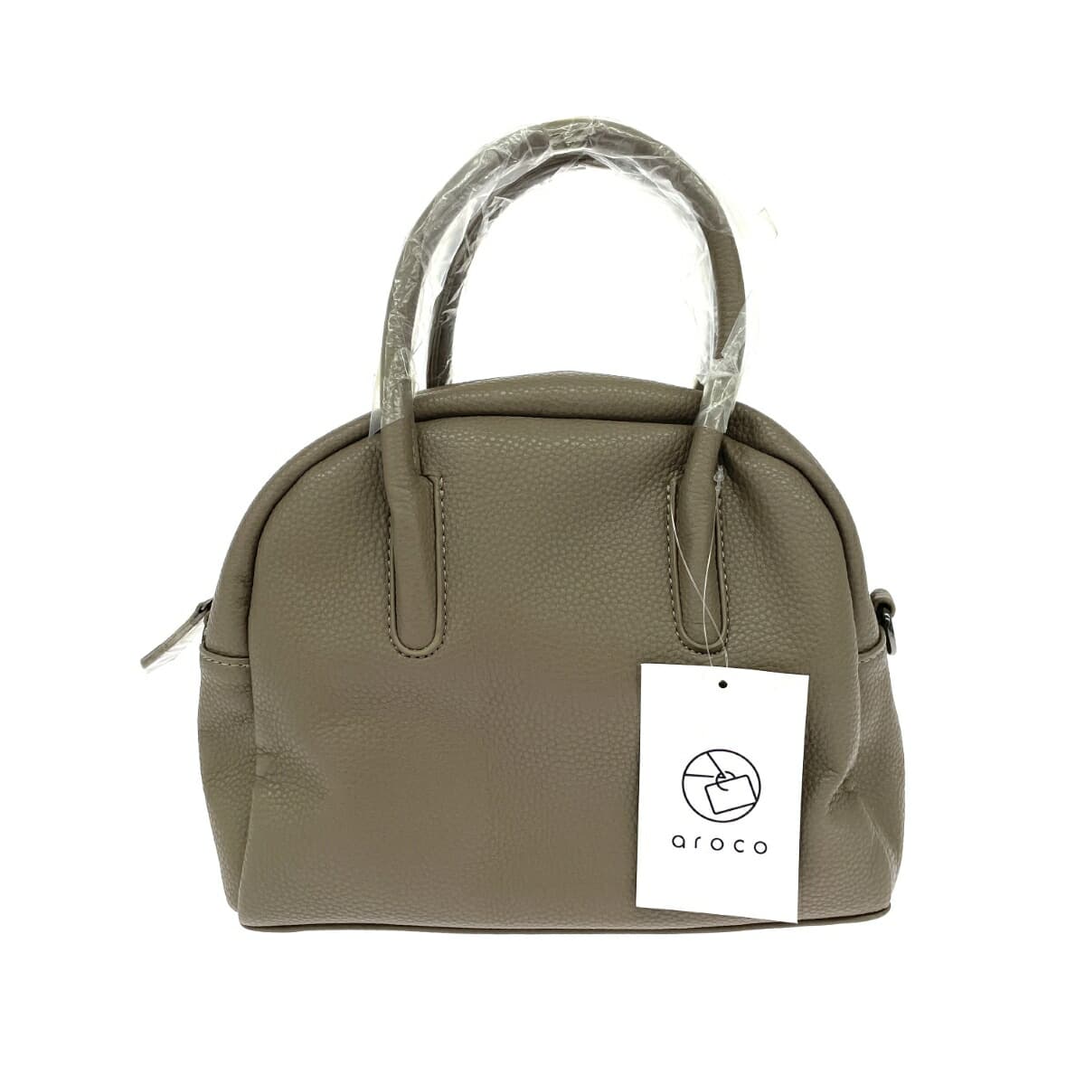 aroco Aroco Mini Boston Bag Unused Item Gray Beige Women's