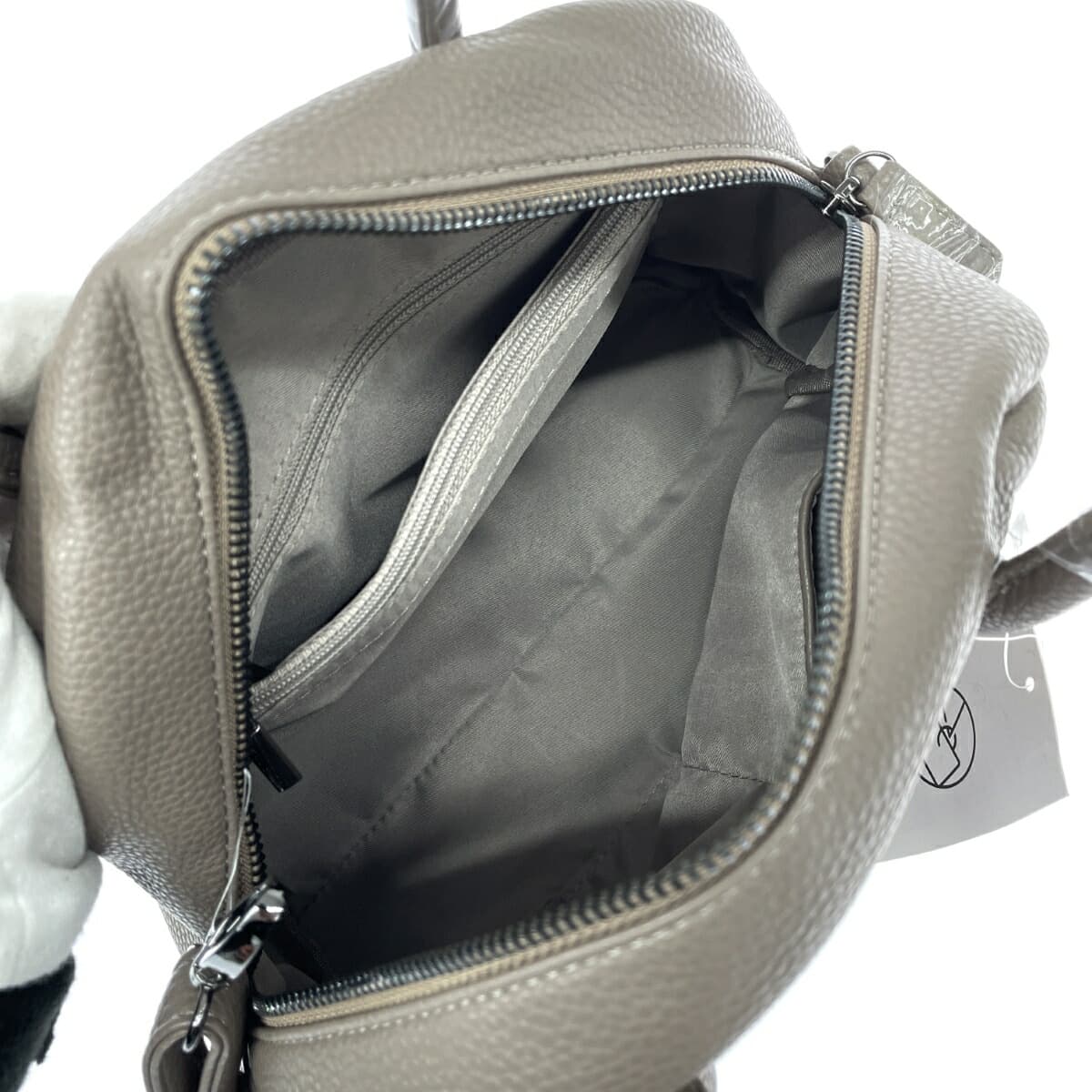 aroco Aroco Mini Boston Bag Unused Item Gray Beige Women's 6