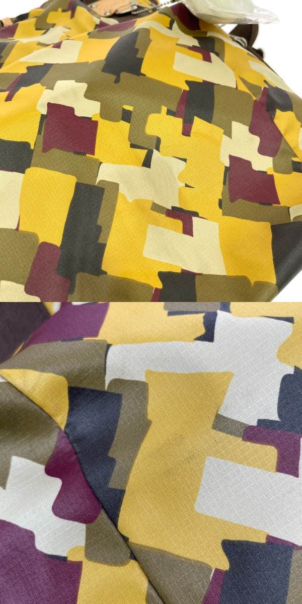 Kanana Project 2WAY Backpack, All-over Pattern, Nylon, Yellow, Women's 10