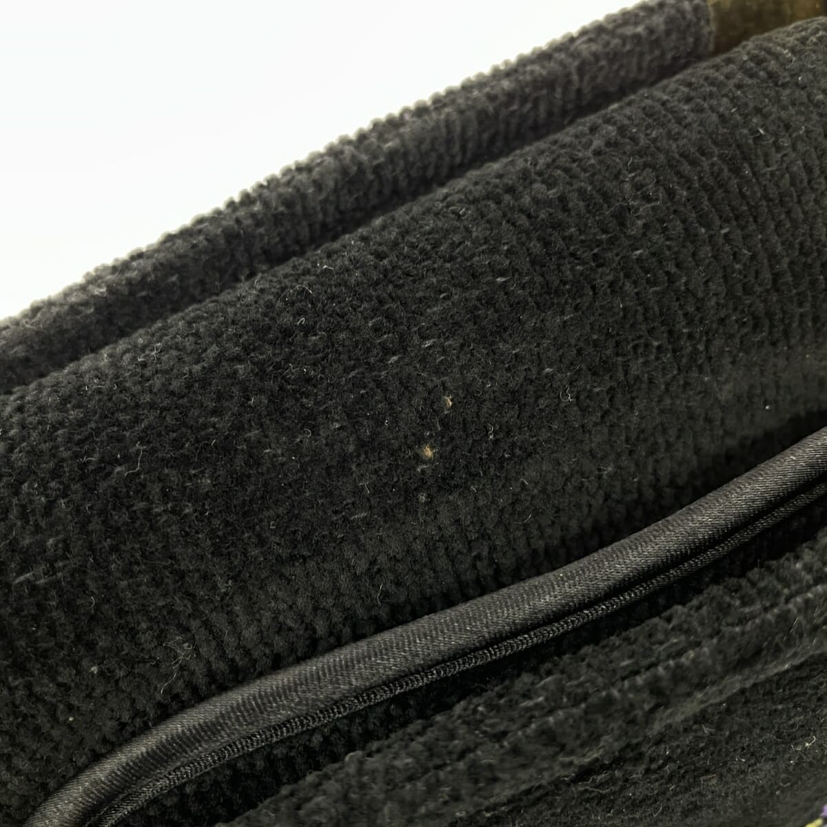 FEILER Handbag Prague Handle Poppies Chenille Weave Black Ladies 10