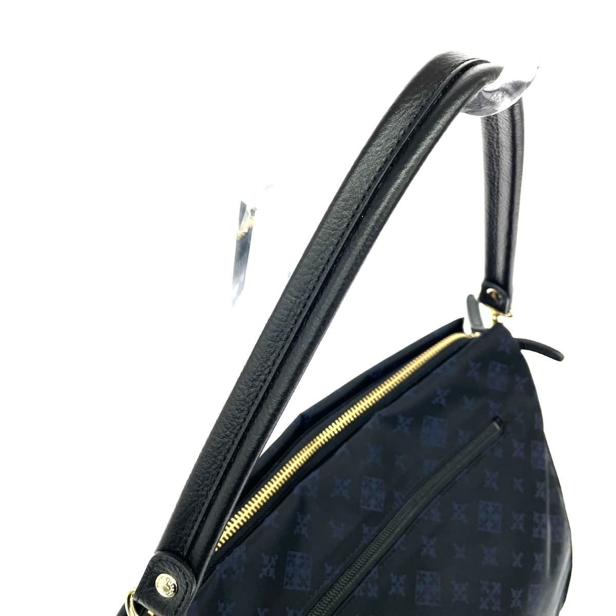 russet 2WAY shoulder bag unused item monogram nylon black navy CE-490-OUT navy ladies 4