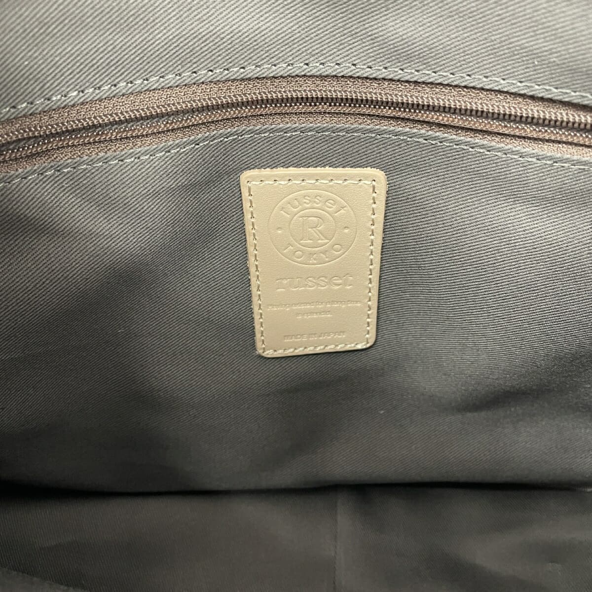 russet 2WAY shoulder bag unused item monogram nylon black navy CE-490-OUT navy ladies 9