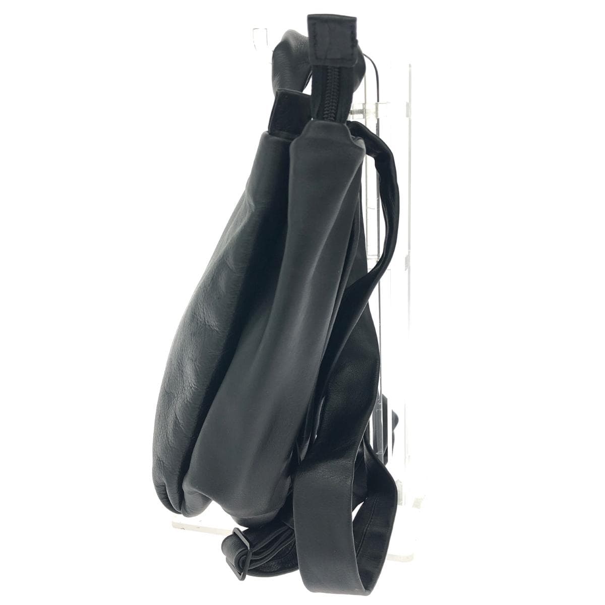 CAMPER Backpack Leather Black Unisex 2
