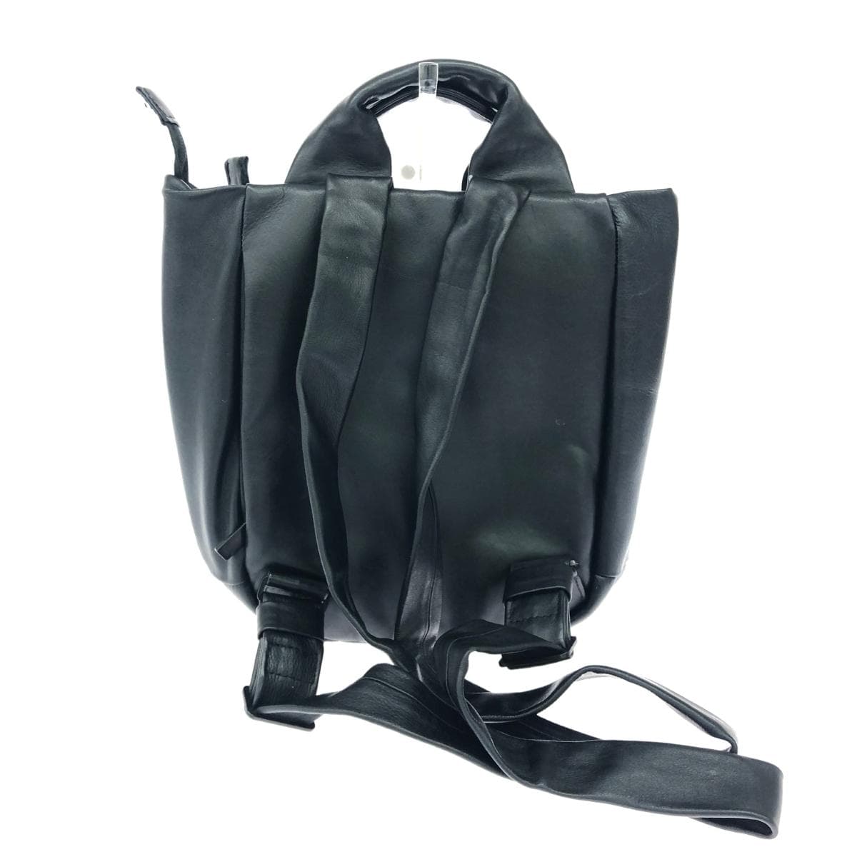 CAMPER Backpack Leather Black Unisex 4