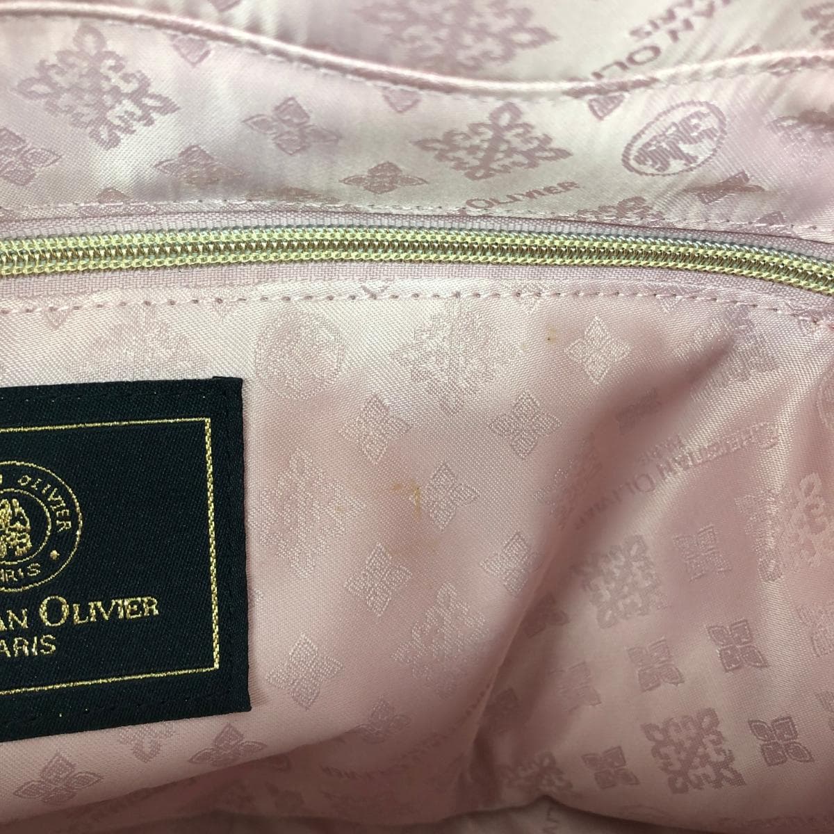 CHRISTIAN OLIVIER 2WAY Tote Bag Good Condition Leopard Nylon Beige Women's 9