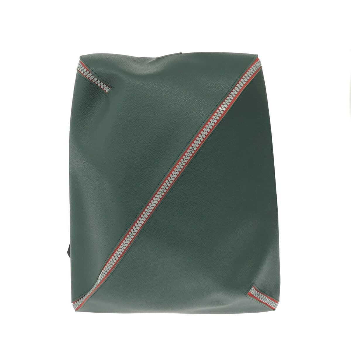 me1st Mi-First Mi-First / Backpack Zaino ECO / Zipper Design / PVC Green Unisex