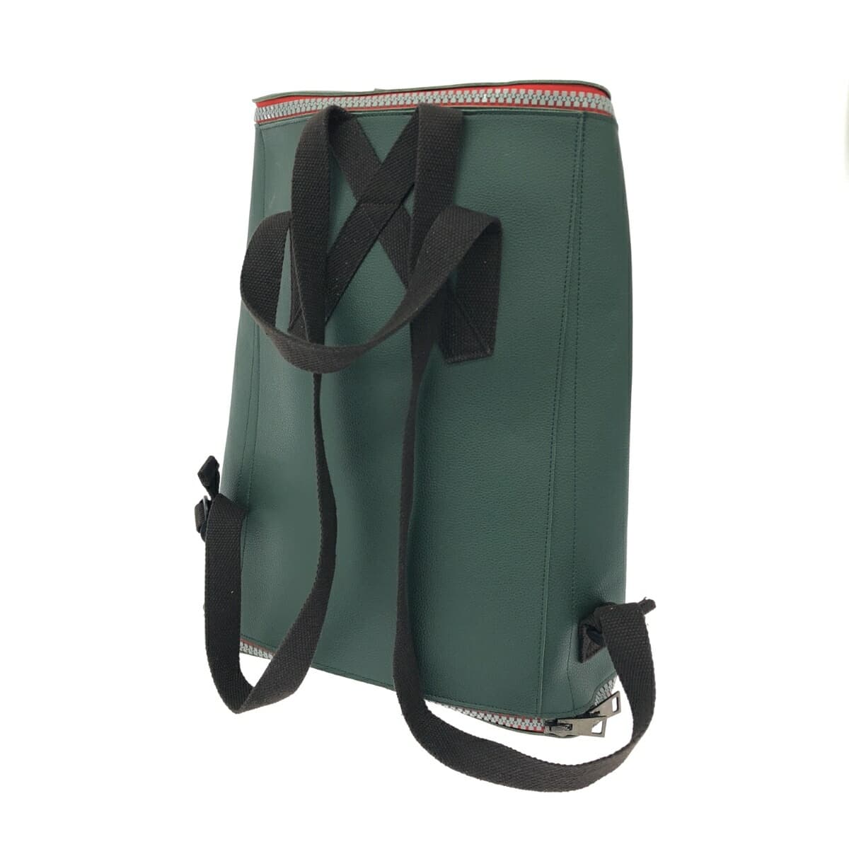 me1st Mi-First Mi-First / Backpack Zaino ECO / Zipper Design / PVC Green Unisex 3