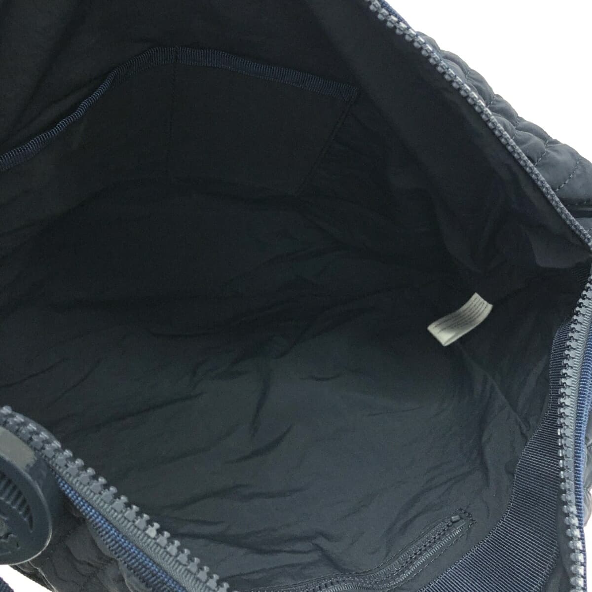 LACOSTE shoulder bag in good condition, logo embroidery/quilting/nylon, navy, unisex 6