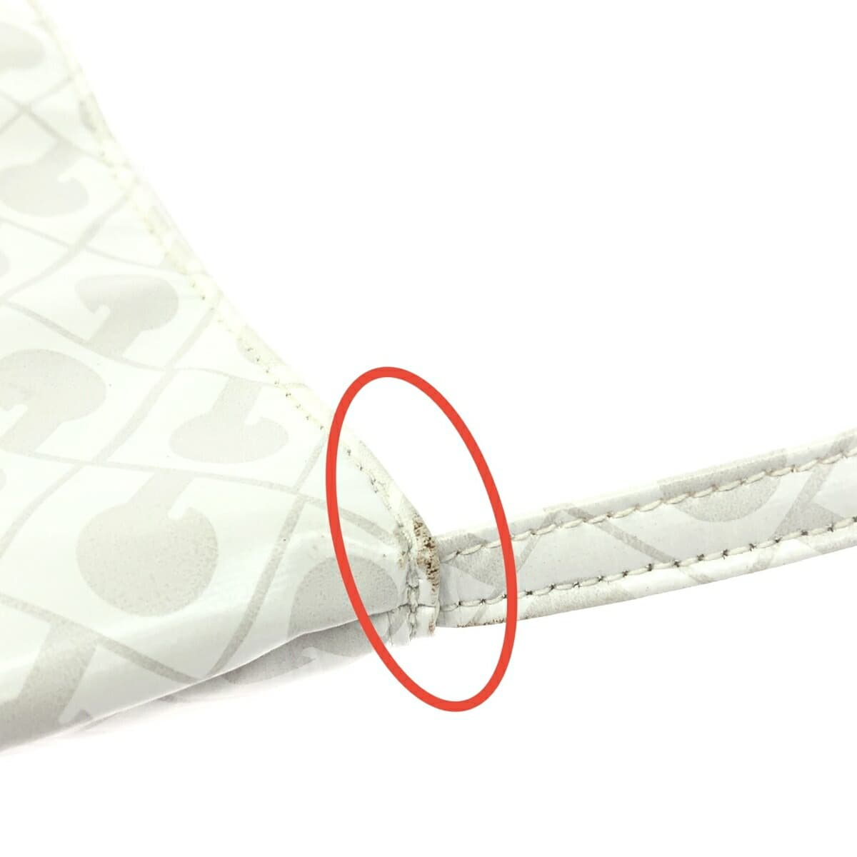 GHERARDINI One Shoulder Bag Softy/Nylon White Ladies 8