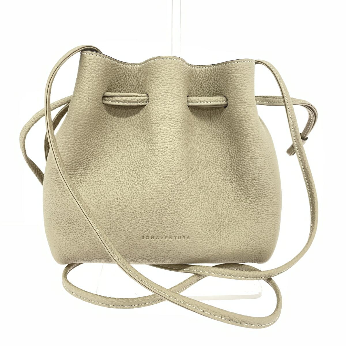 BONAVENTURA Bonaventura Shoulder Bag Excellent Condition Noah/Drawing Bag Gray Beige