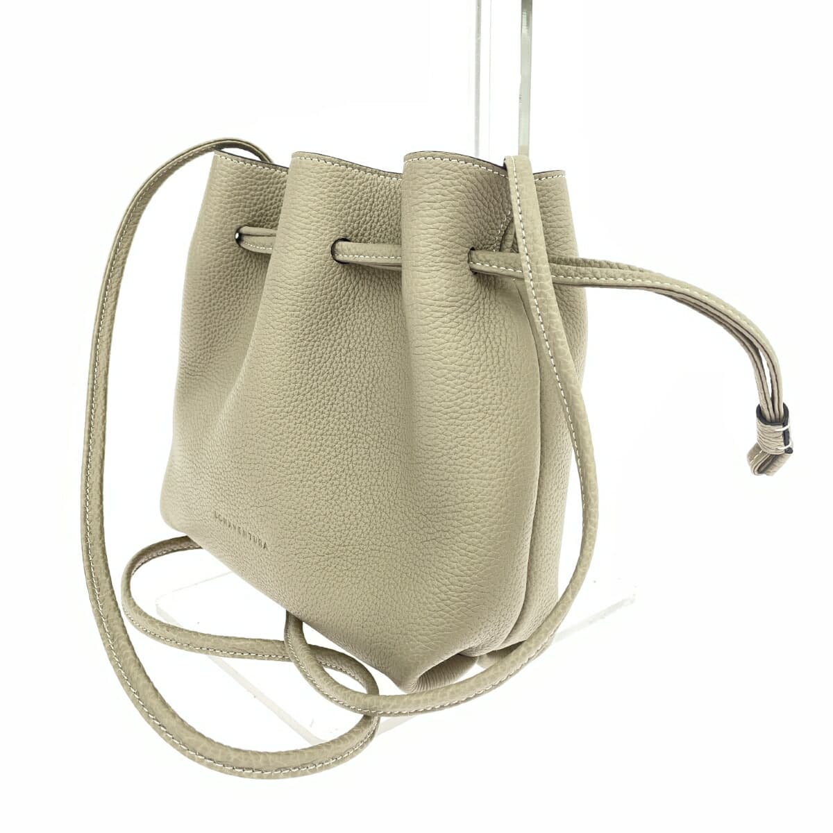 BONAVENTURA Bonaventura Shoulder Bag Excellent Condition Noah/Drawing Bag Gray Beige 3