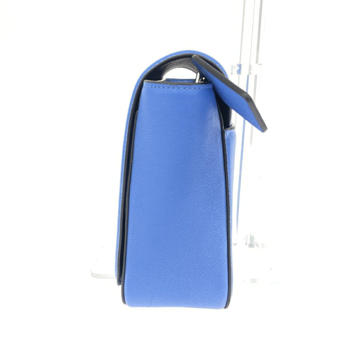 COACH Coach Shoulder Bag/Messenger Bag Excellent Condition Signature/Leather CJ843 Blue Ladies 3