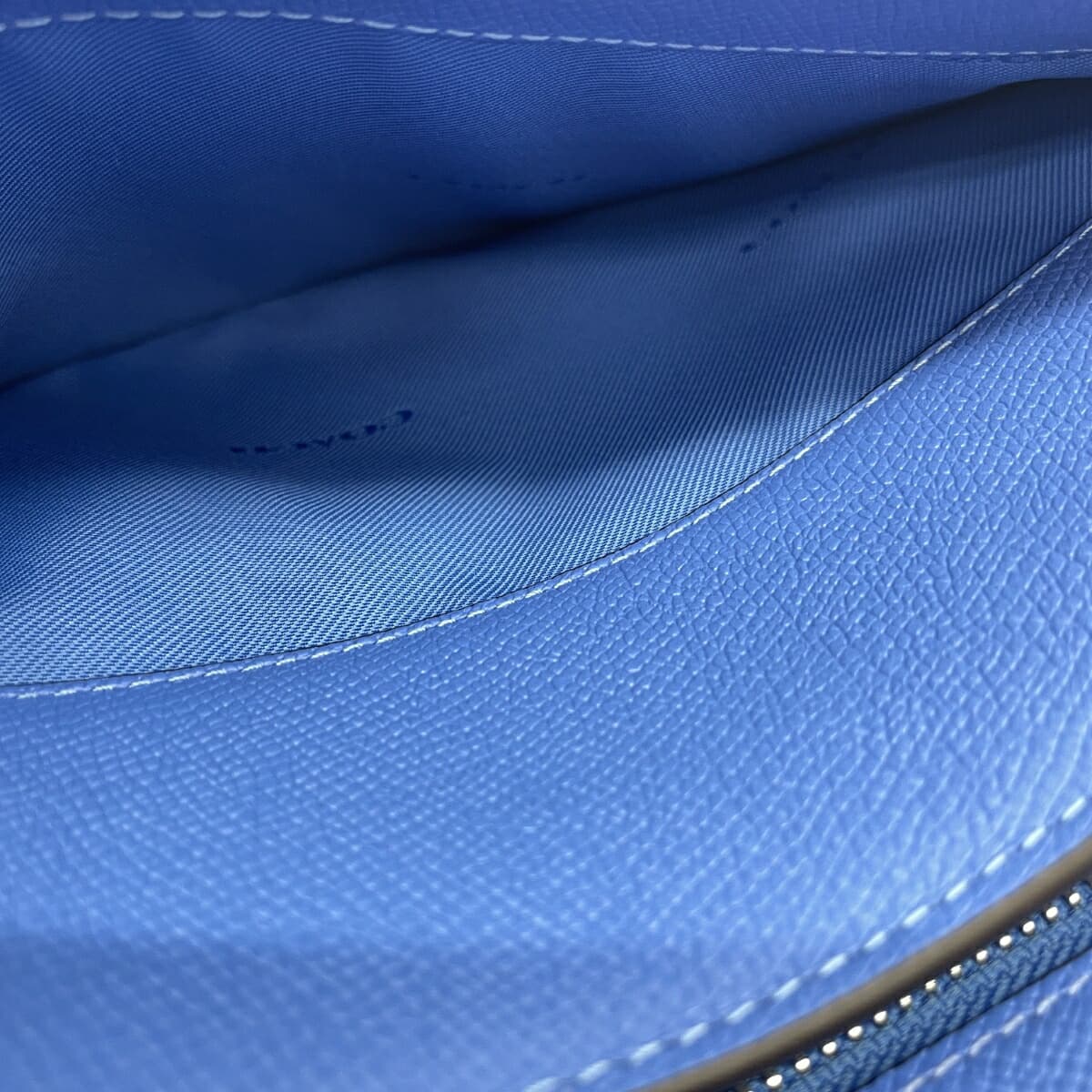 COACH Coach Shoulder Bag/Messenger Bag Excellent Condition Signature/Leather CJ843 Blue Ladies 6