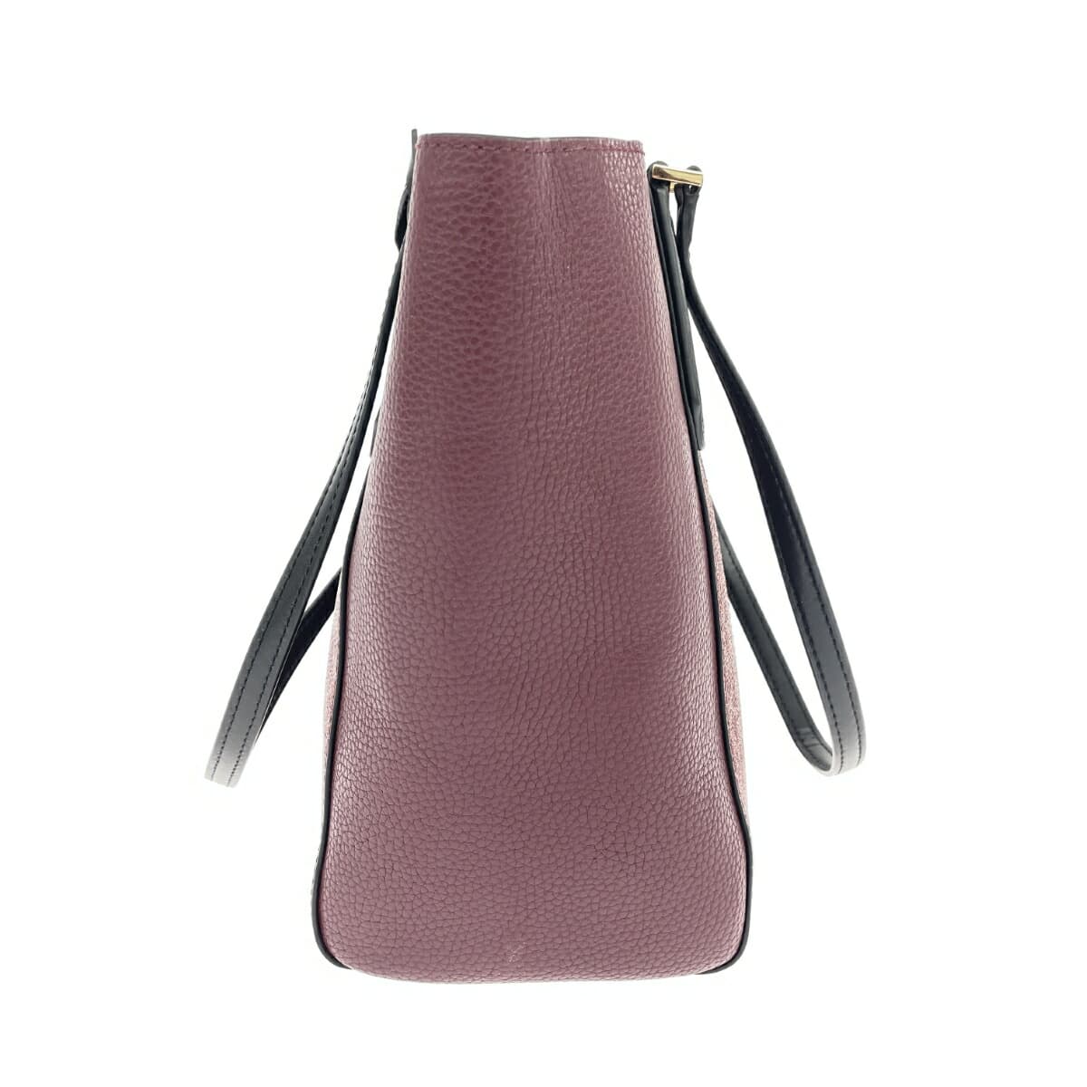 MICHAEL KORS Tote Bag Good Condition MK Monogram/PVC/Bordeaux Red Ladies 2