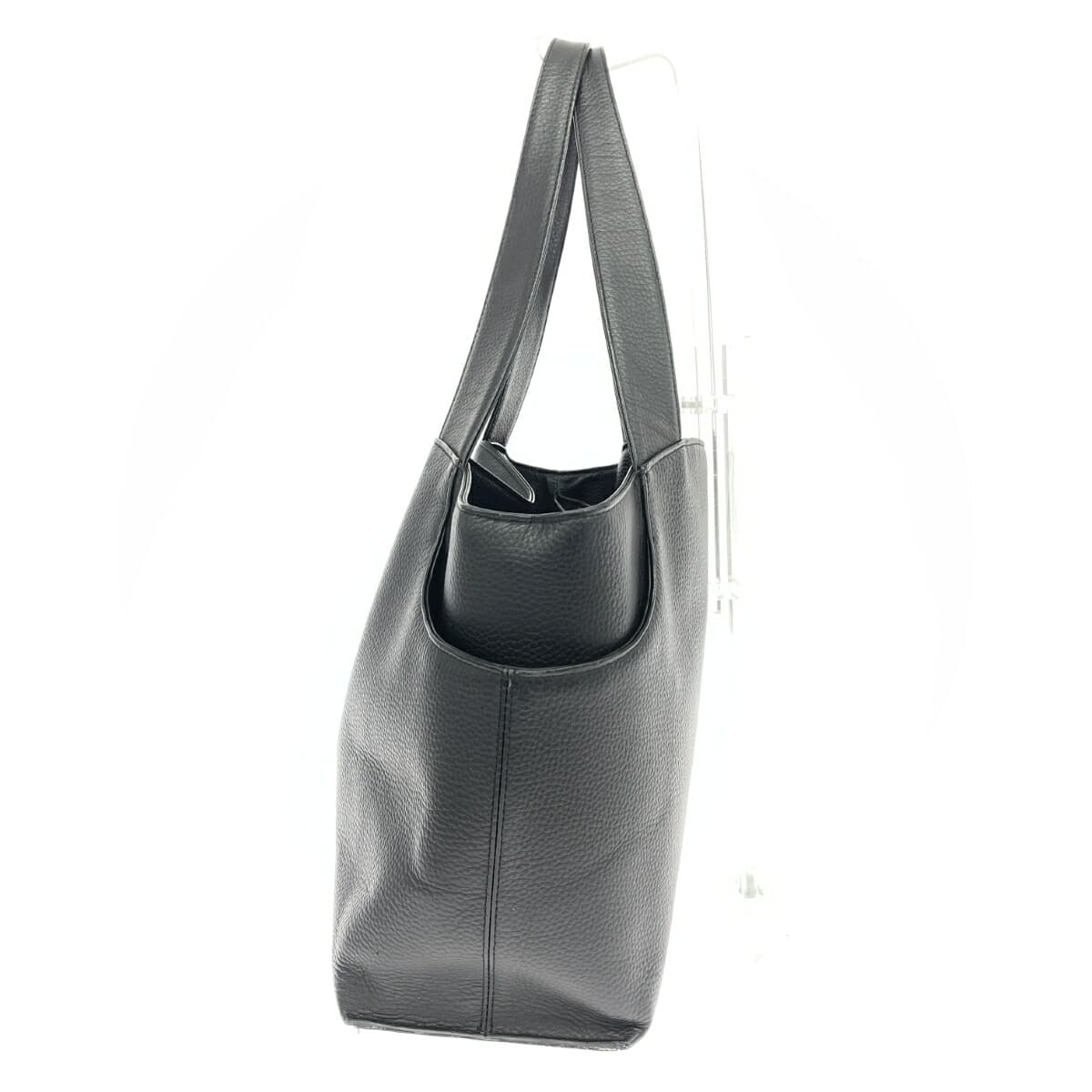 ATAO Atao Tote Bag / Funkvi Leather Black Ladies 2