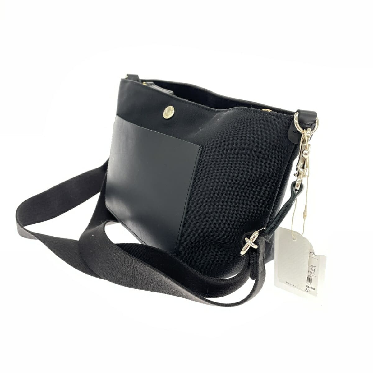 TOPKAPI Topkapi Breast Pouch/Shoulder Bag Unused Item Nylon × Leather Black Ladies 3