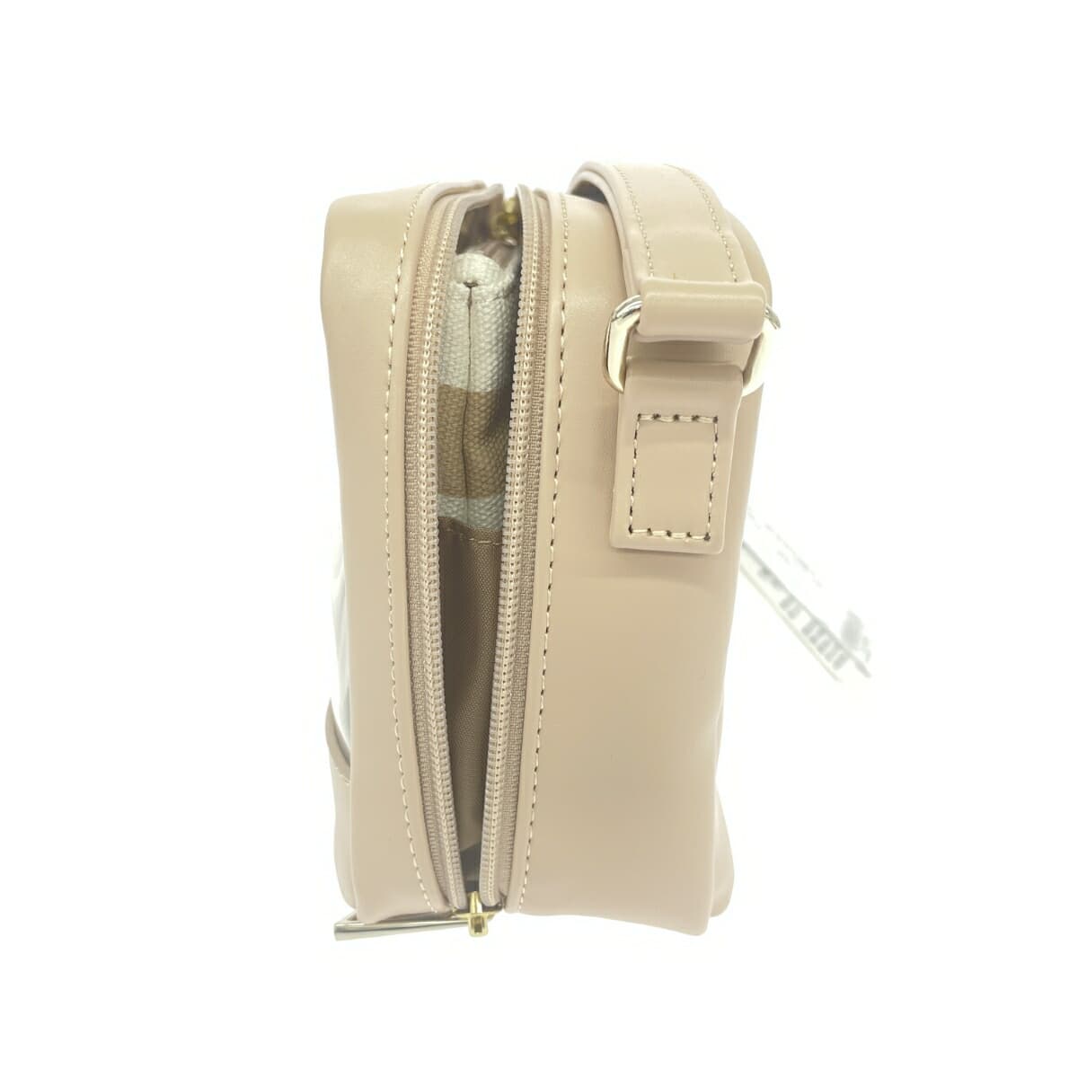 MARY QUANT Shoulder Bag PVC Beige Women's 3