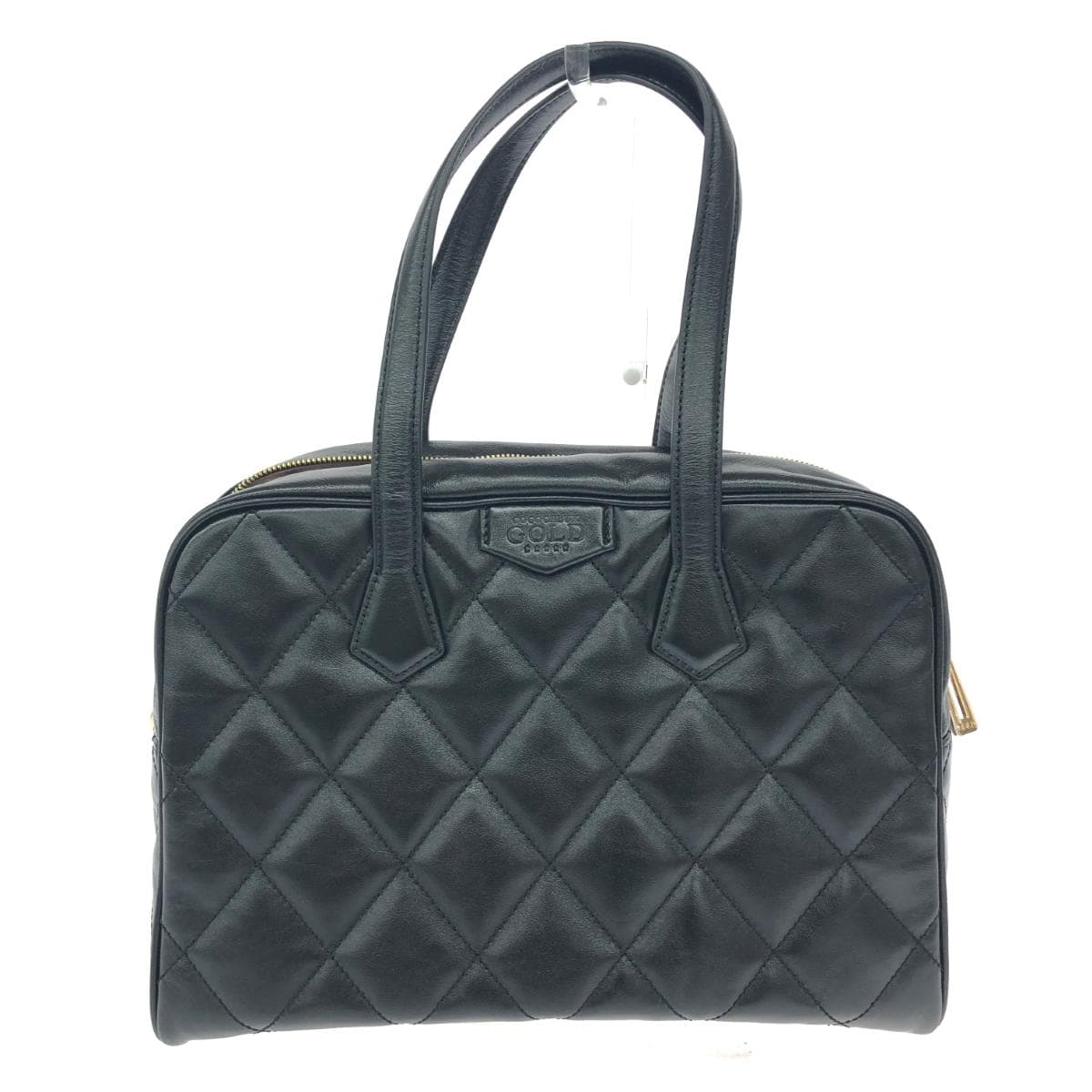 cococelux gold Cocoseriyukusu Gold 2WAY bag like new leather 501AB0341 black ladies 2