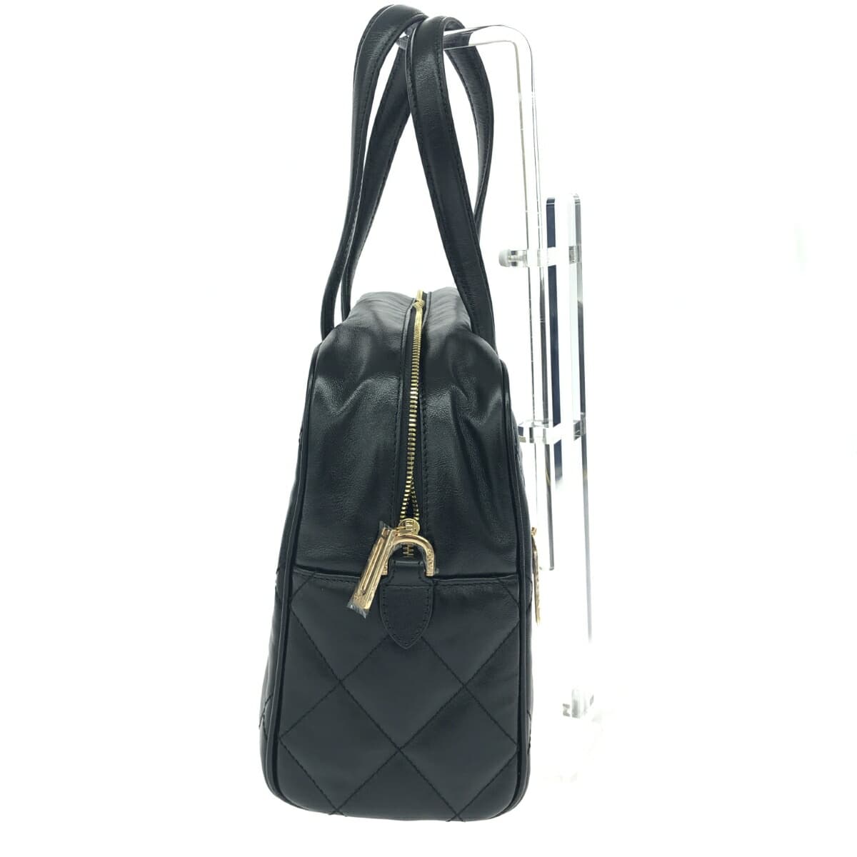 cococelux gold Cocoseriyukusu Gold 2WAY bag like new leather 501AB0341 black ladies 3