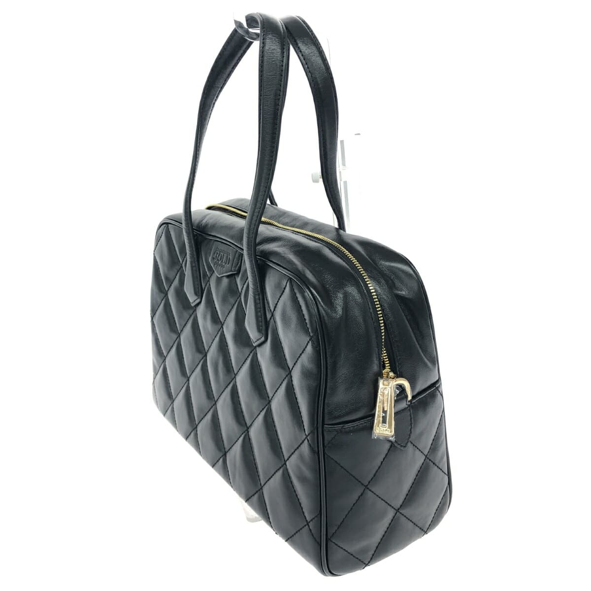 cococelux gold Cocoseriyukusu Gold 2WAY bag like new leather 501AB0341 black ladies 4