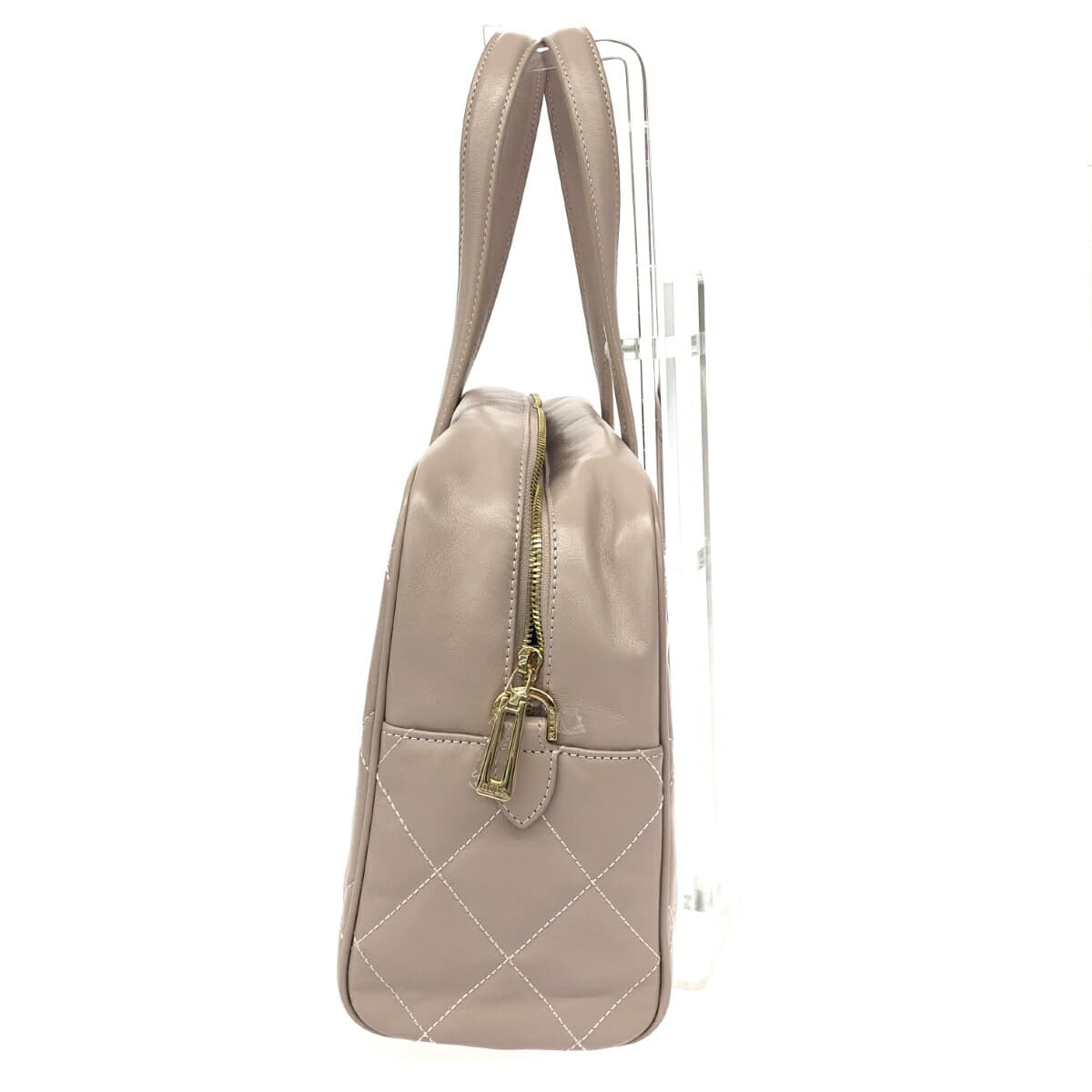 cococelux gold Cococelux Gold / 2WAY bag like new leather 501AB0341 pink ladies 3