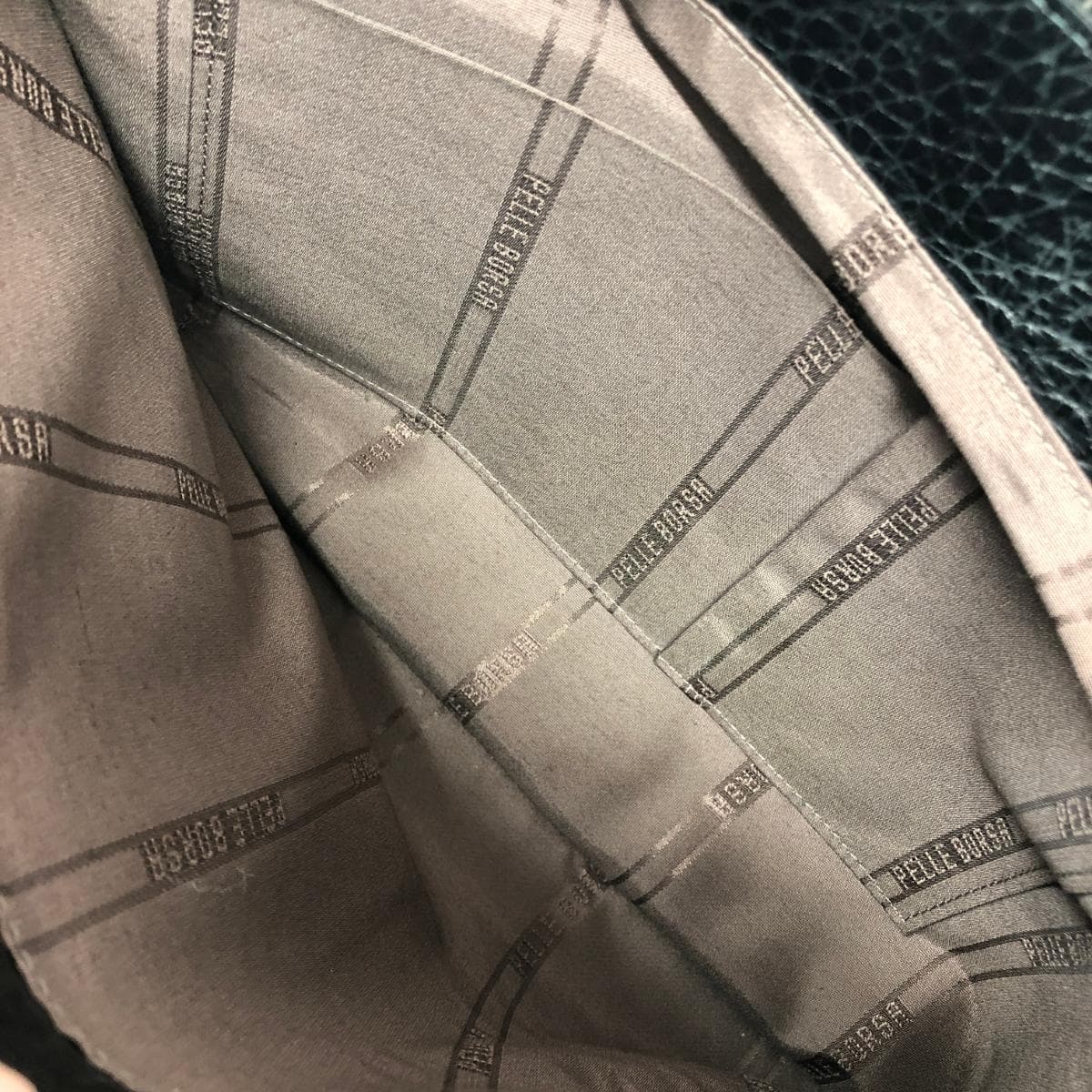 PELLE BORSA Tote Bag Leather Black Unisex 4