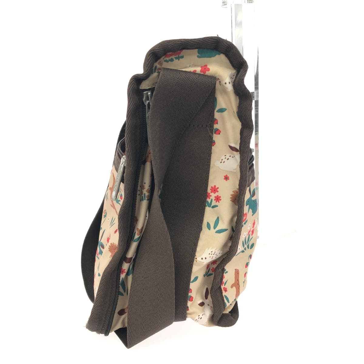 LeSportsac Shoulder Bag Animal Print/Nylon Beige Women's 2