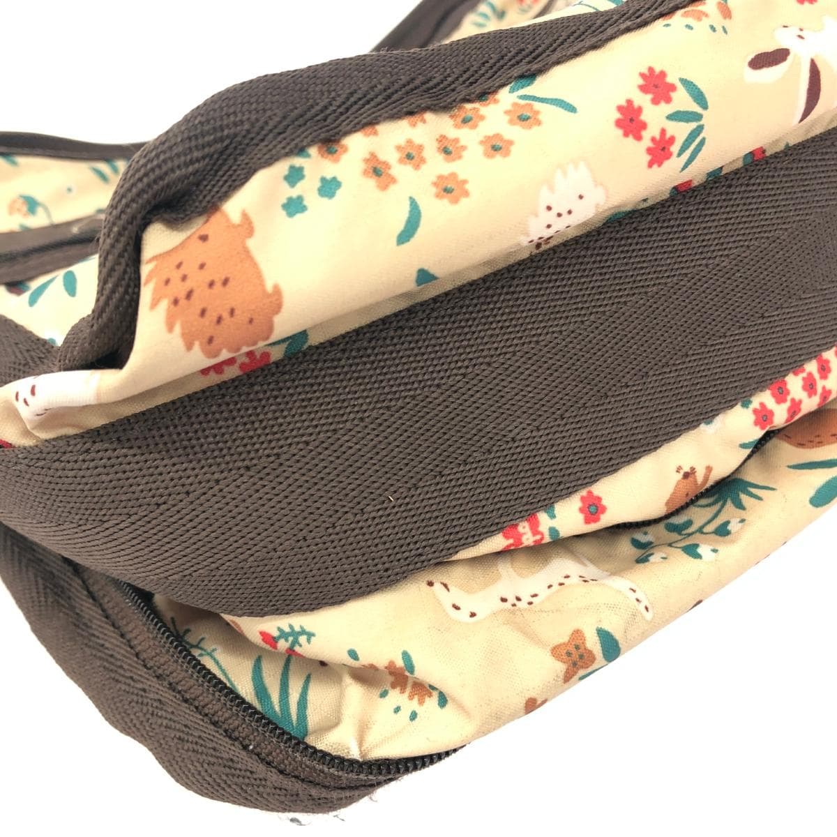 LeSportsac Shoulder Bag Animal Print/Nylon Beige Women's 8