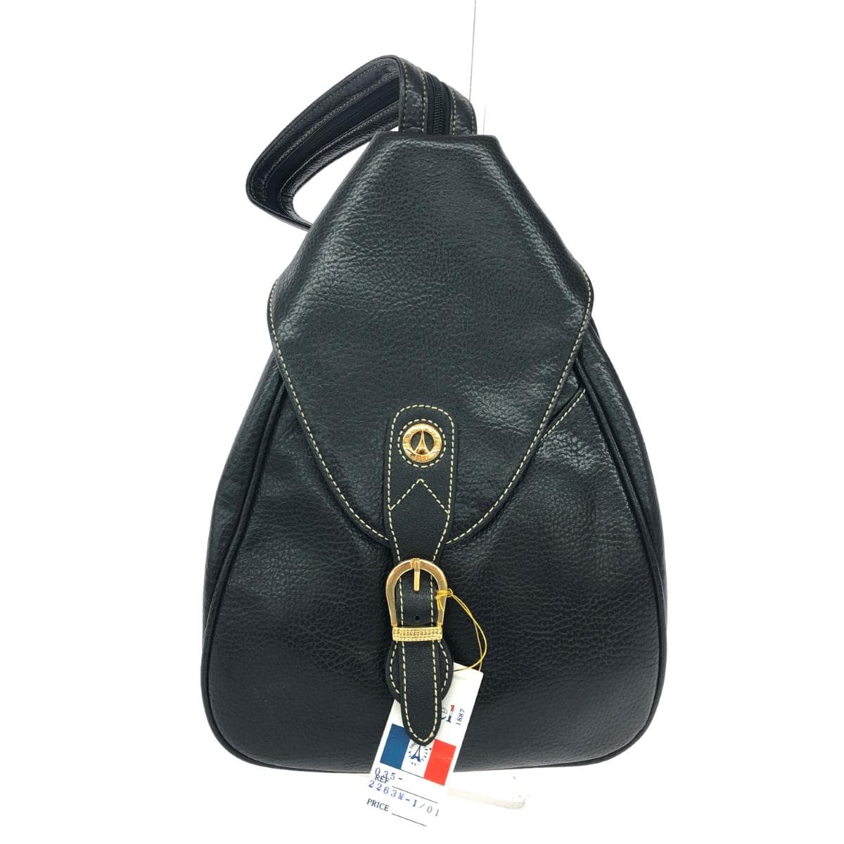 LA TOUR EIFFEL 2WAY Body Bag Excellent Condition PVC Black Women's