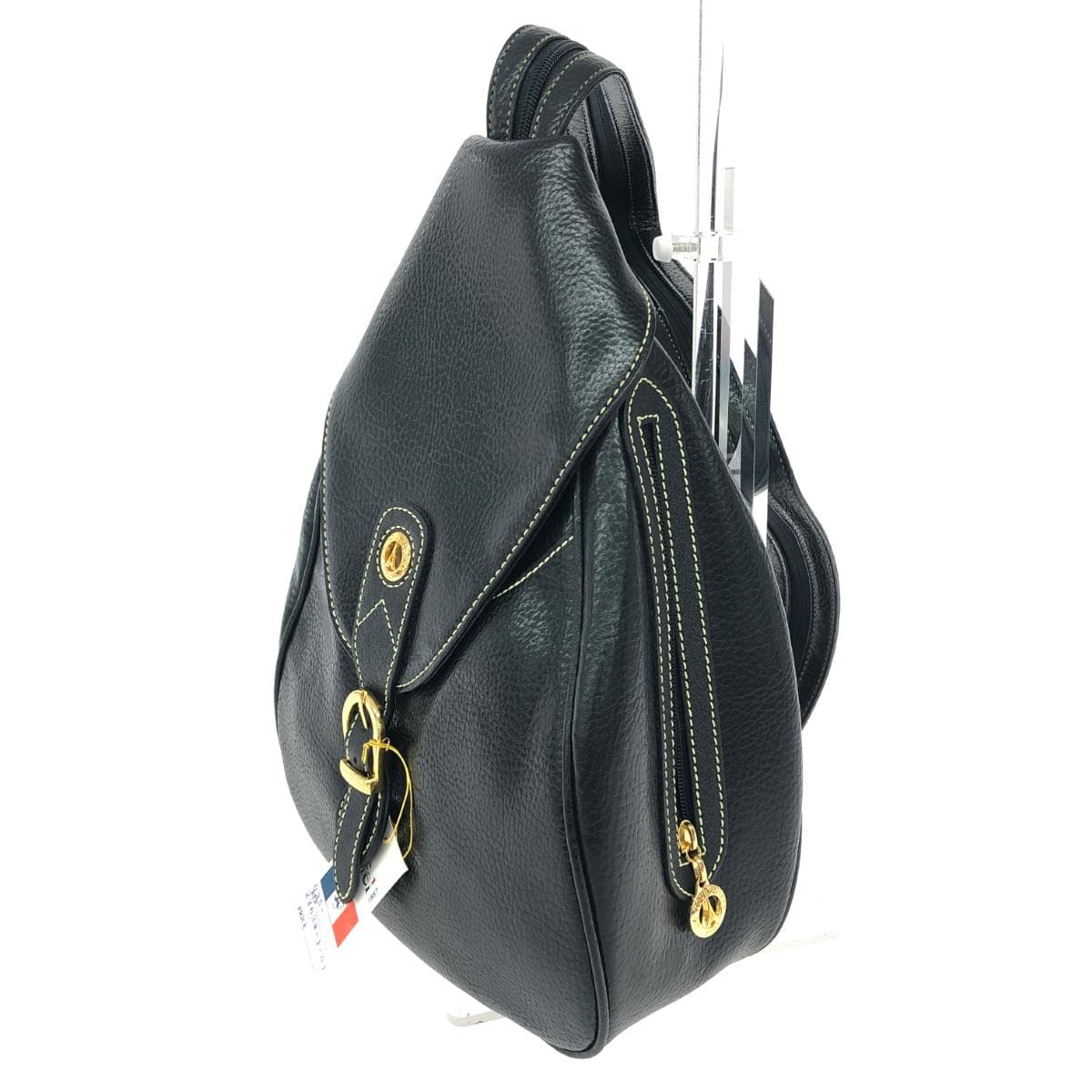 LA TOUR EIFFEL 2WAY Body Bag Excellent Condition PVC Black Women's 3