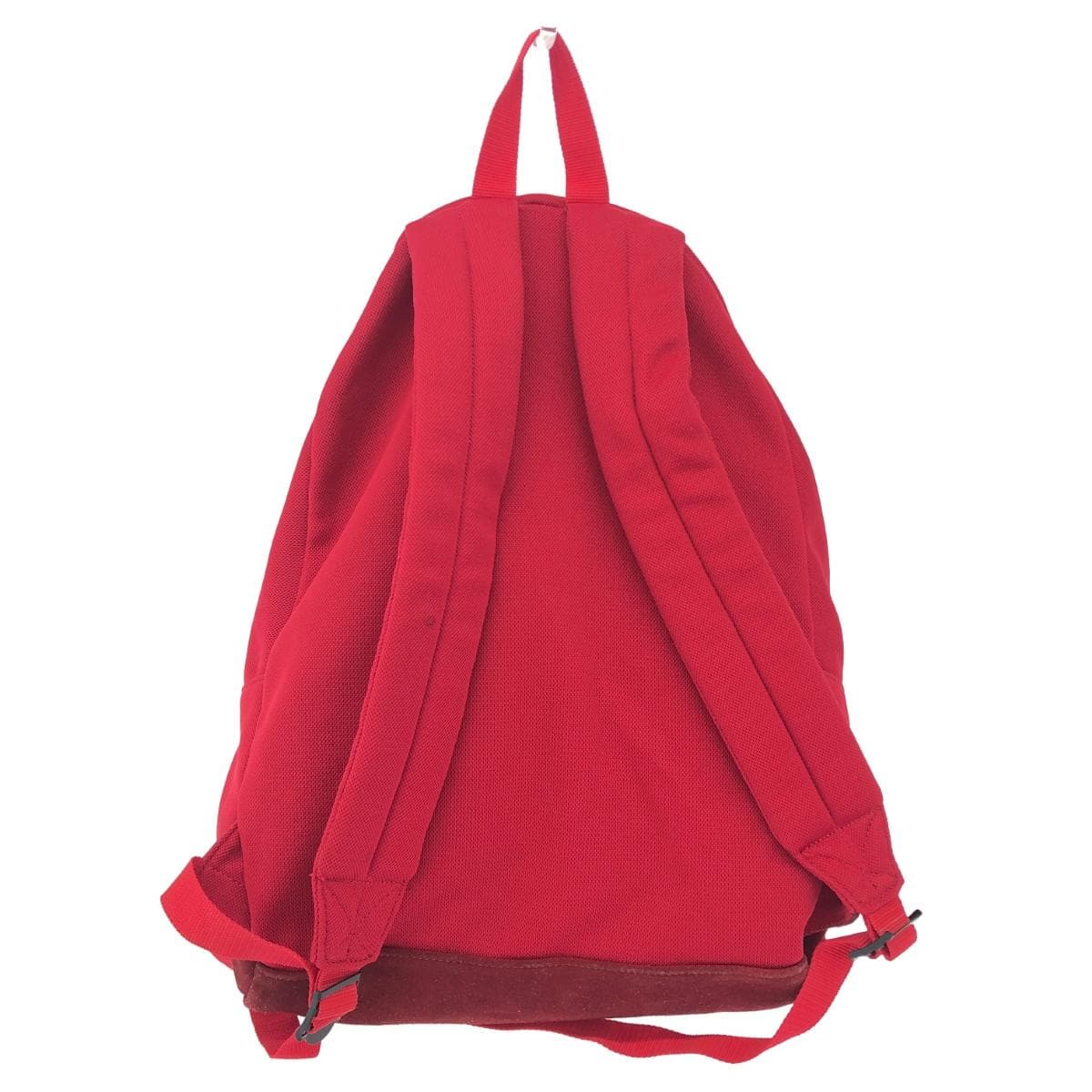 FRED PERRY Backpack Logo Embroidery / Suede Combination Red Unisex 4