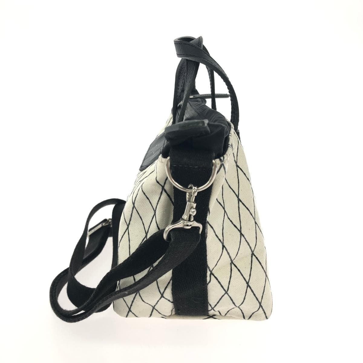 TREASURE TOPKAPI 2WAY Bag Water-repellent/Nylon White Ladies 2