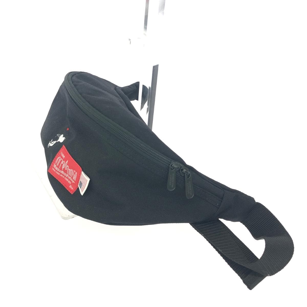 Manhattan Portage x Peanuts / Body Bag Snoopy / Nylon Black Unisex 3