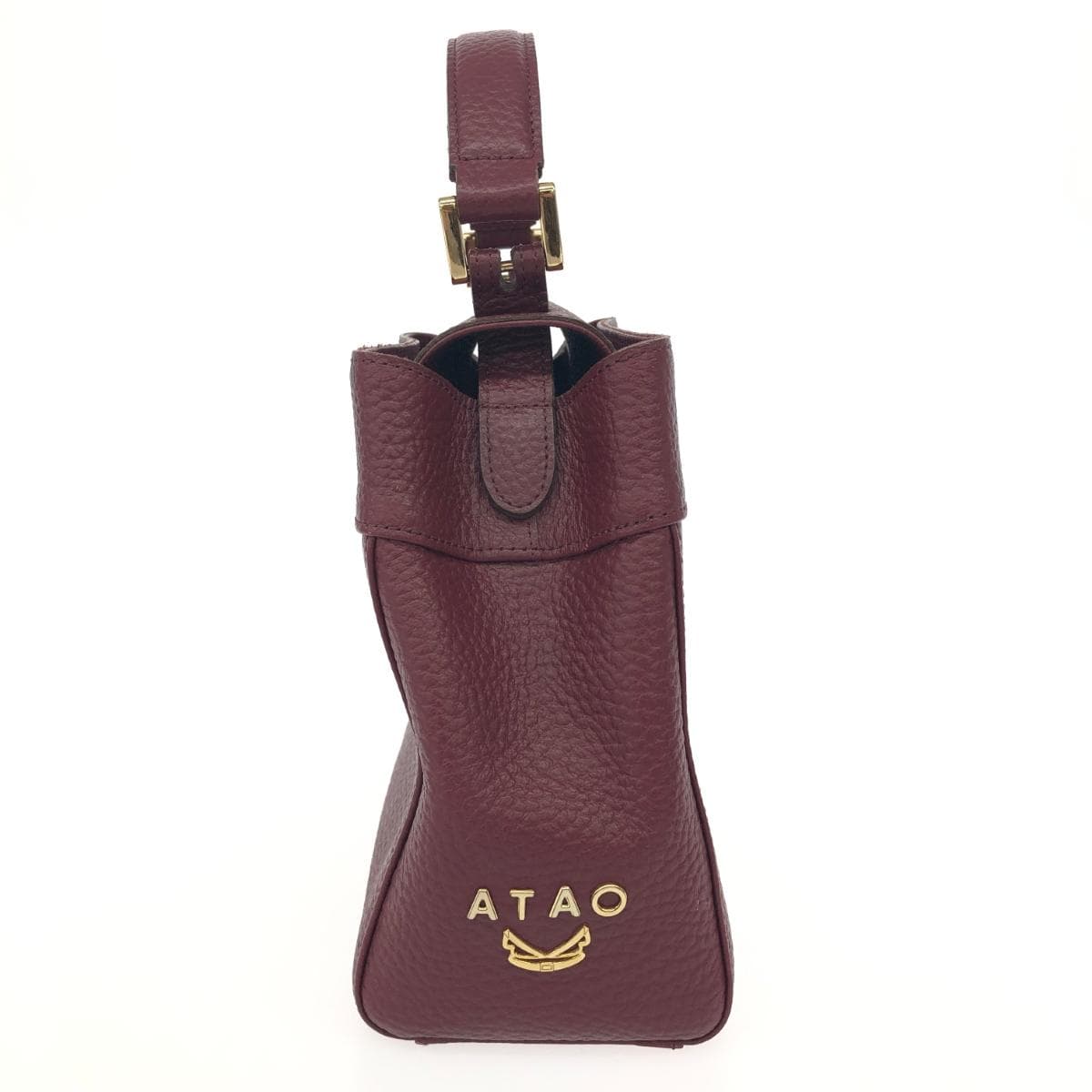 ATAO 2WAY Bag / Little Lab Leather Bordeaux Ladies 3