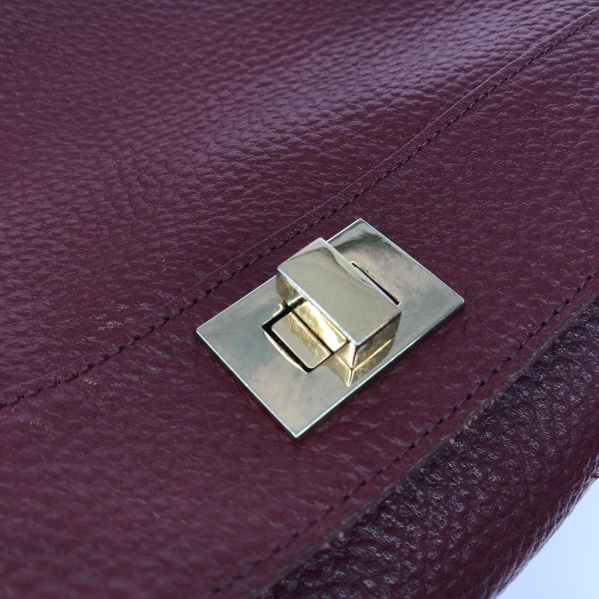 ATAO 2WAY Bag / Little Lab Leather Bordeaux Ladies 8