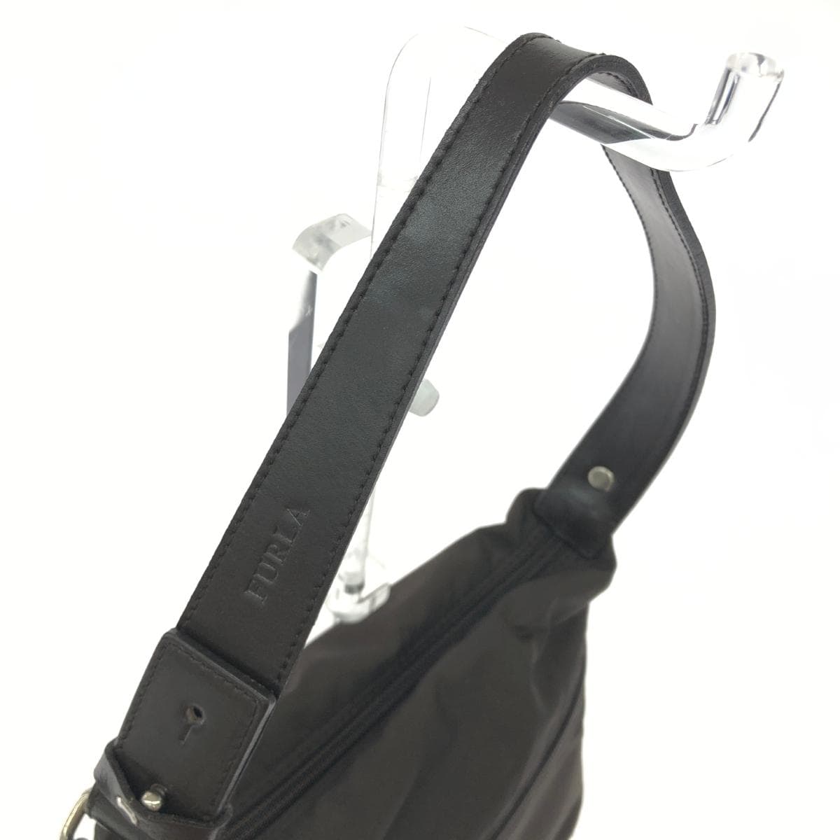 FURLA One Shoulder Bag Nylon Khaki Women's 4