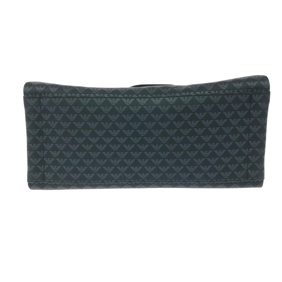 EMPORIO ARMANI 2WAY bag in excellent condition, all-over eagle pattern, black, for women 5