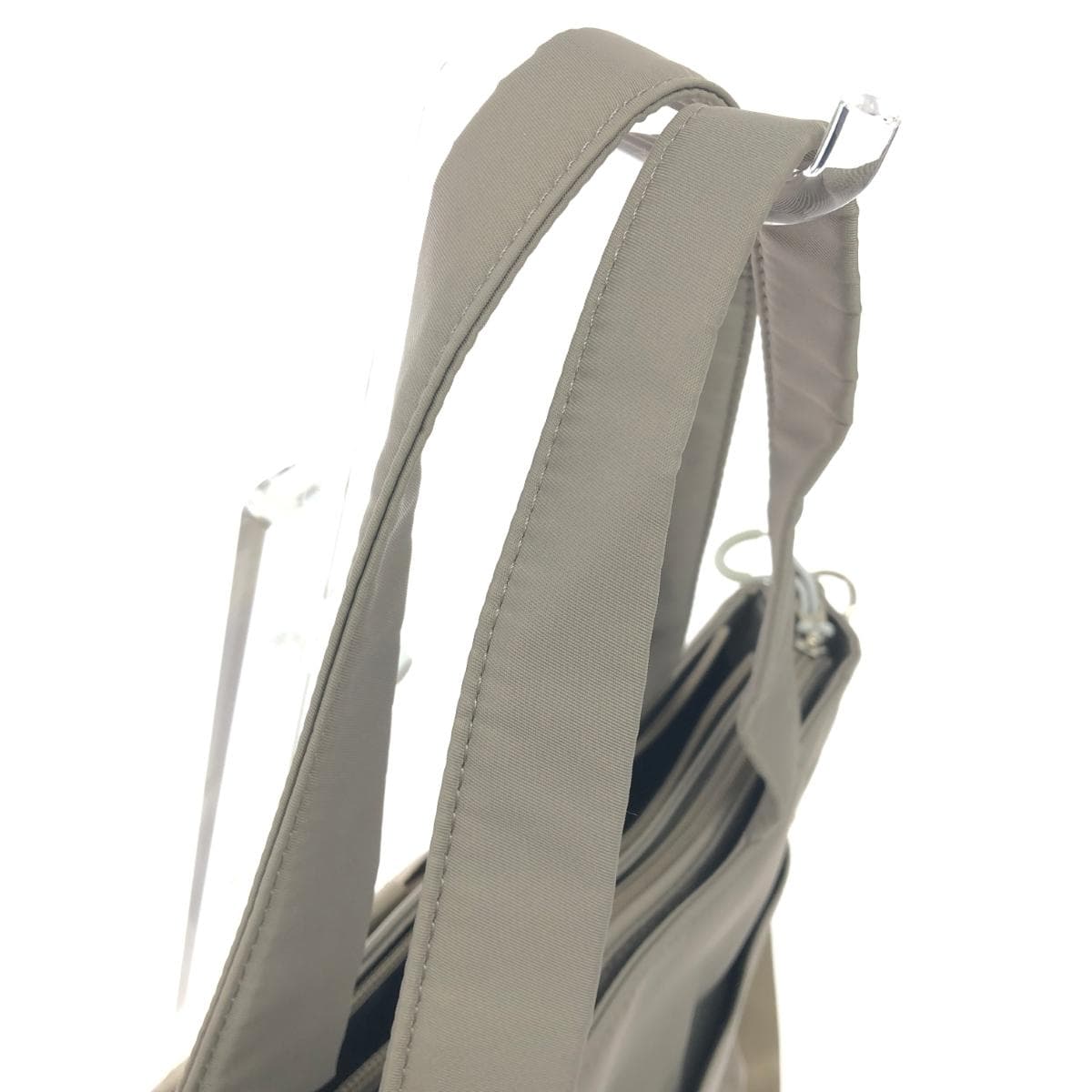 Deuxième Classe 2WAY bag, good condition, nylon, gray, women's 4