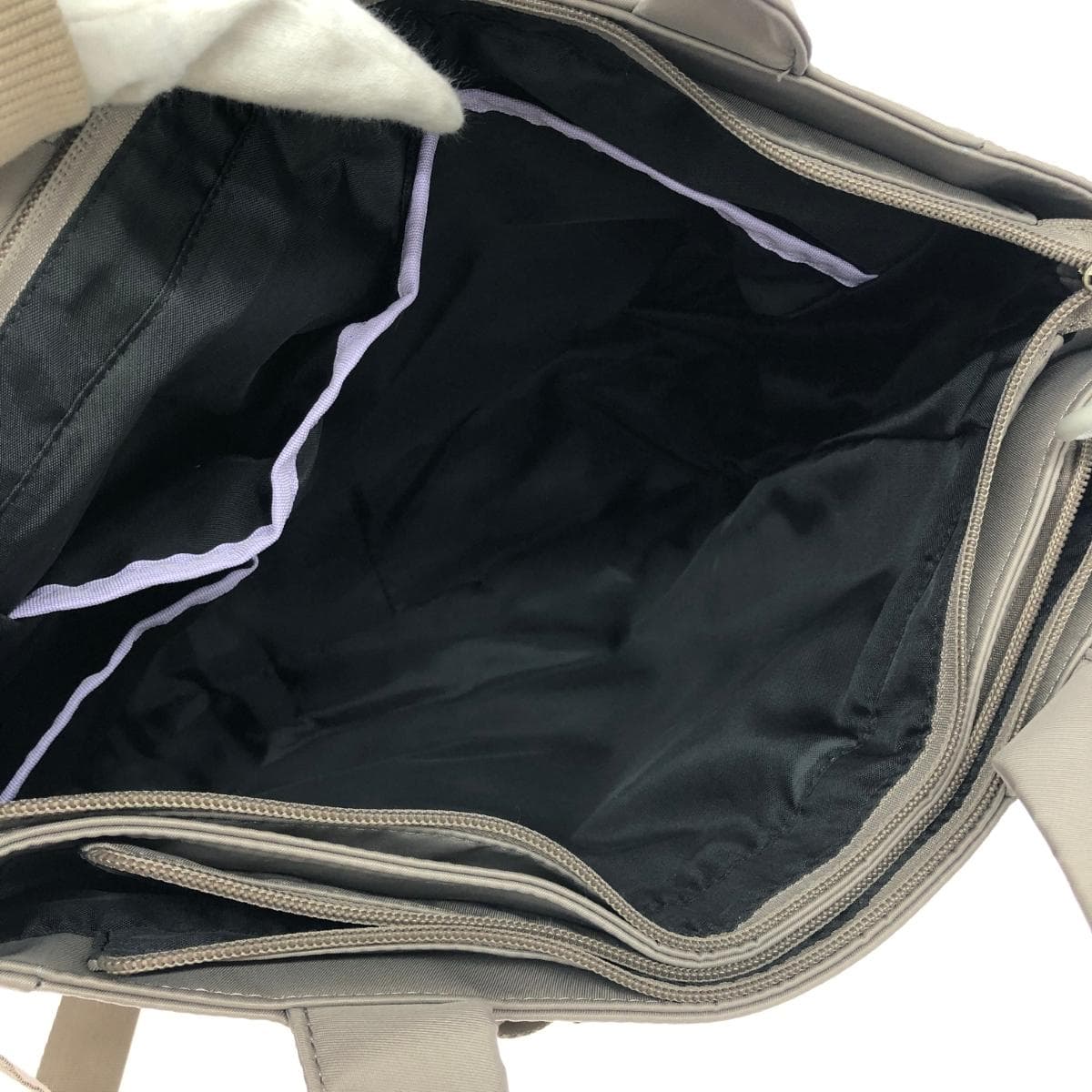 Deuxième Classe 2WAY bag, good condition, nylon, gray, women's 7