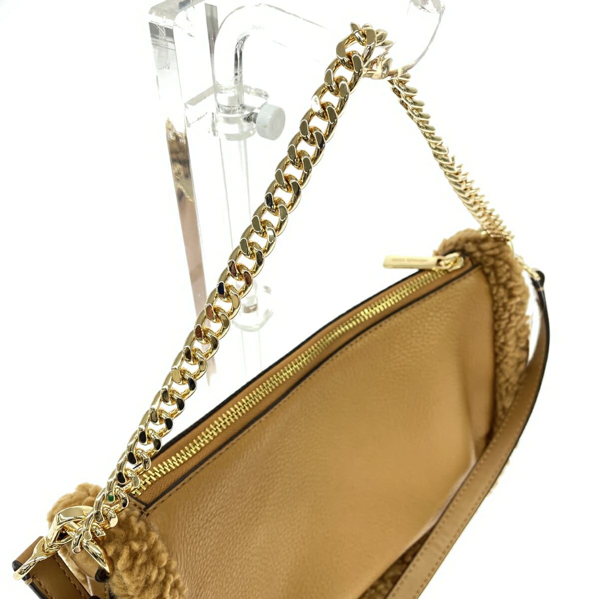 MICHAEL KORS 2WAY Shoulder Bag Like New Fake Mouton 35F4G1QC8L Brown Ladies 4