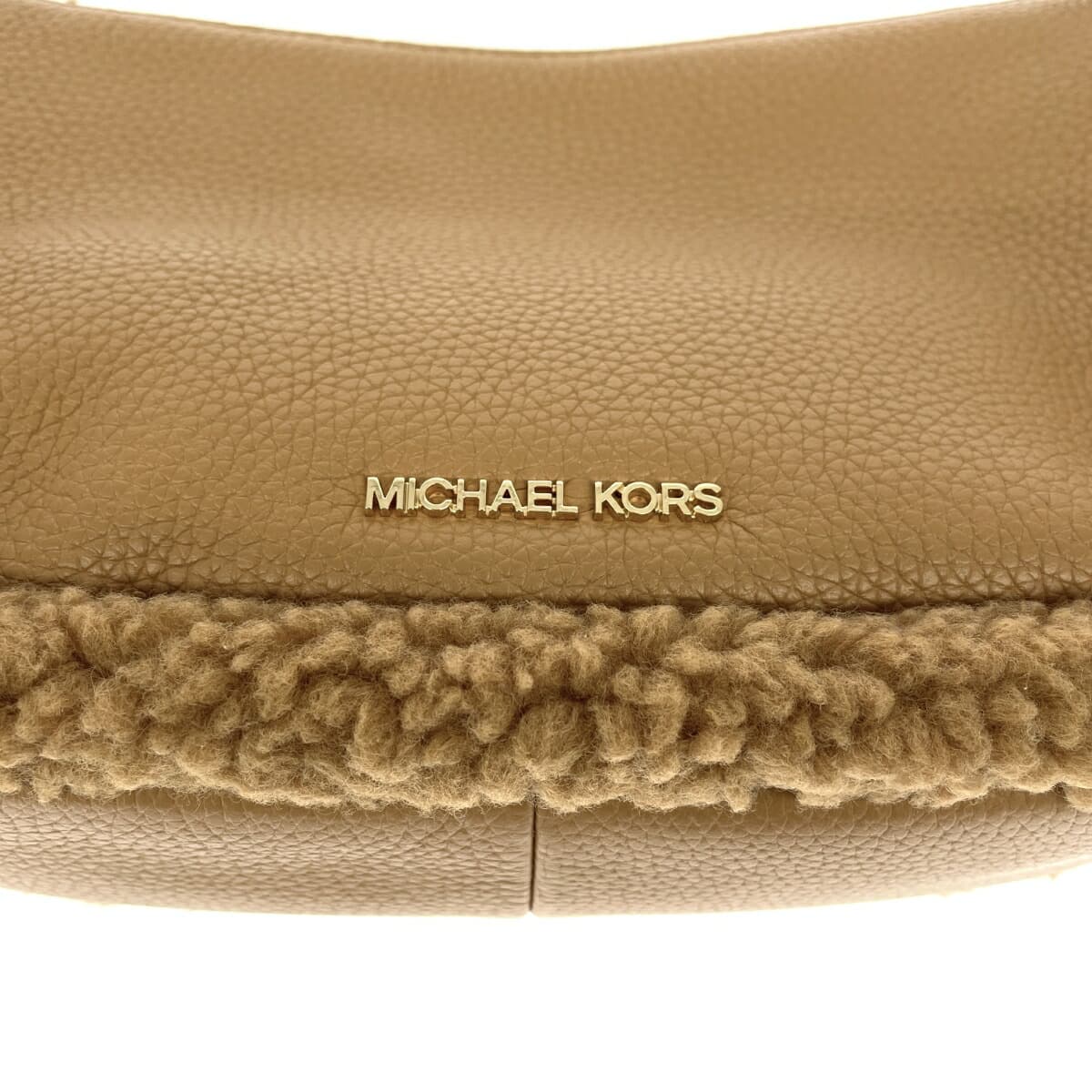 MICHAEL KORS 2WAY Shoulder Bag Like New Fake Mouton 35F4G1QC8L Brown Ladies 6