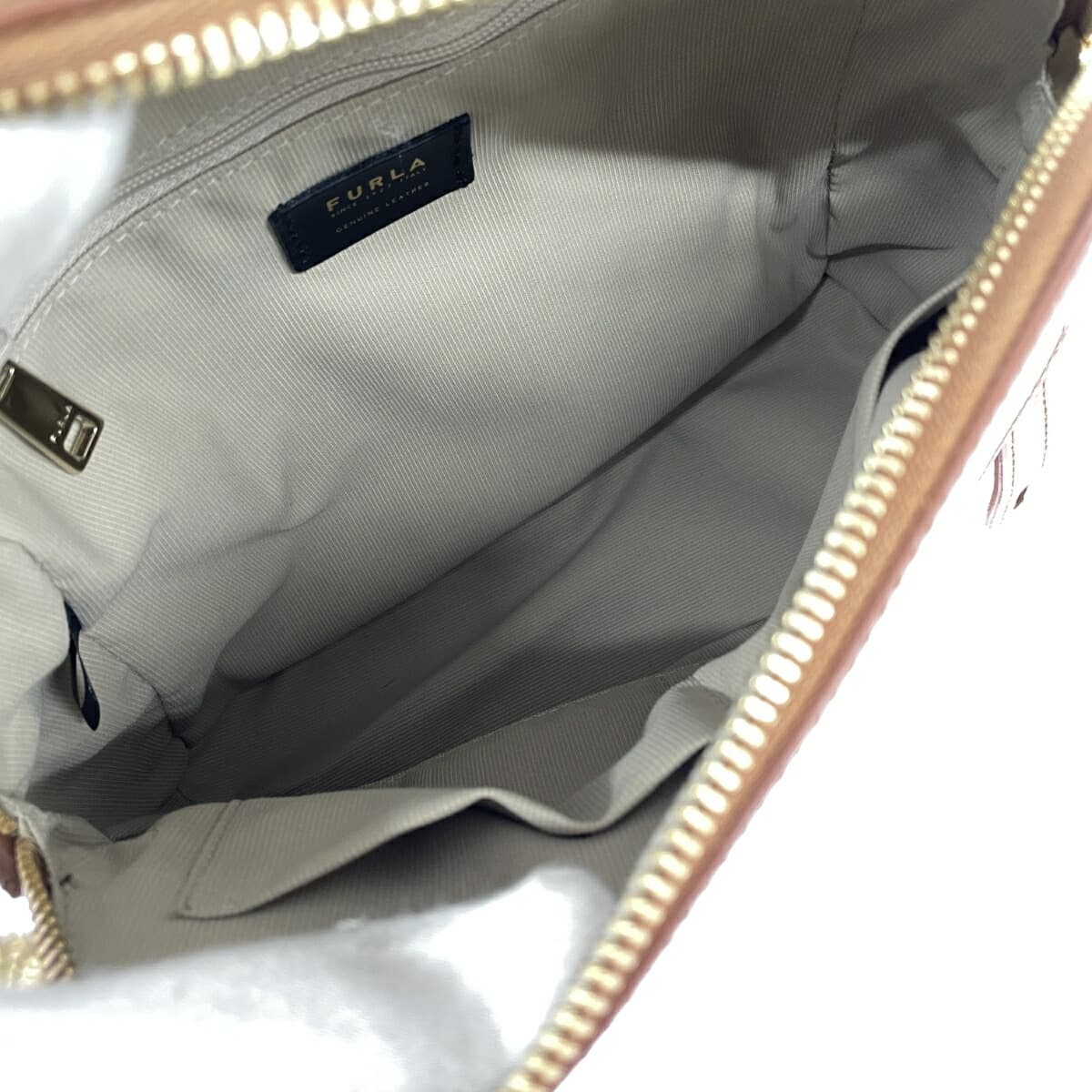 FURLA Piper in good condition, leather, brown, for women 6