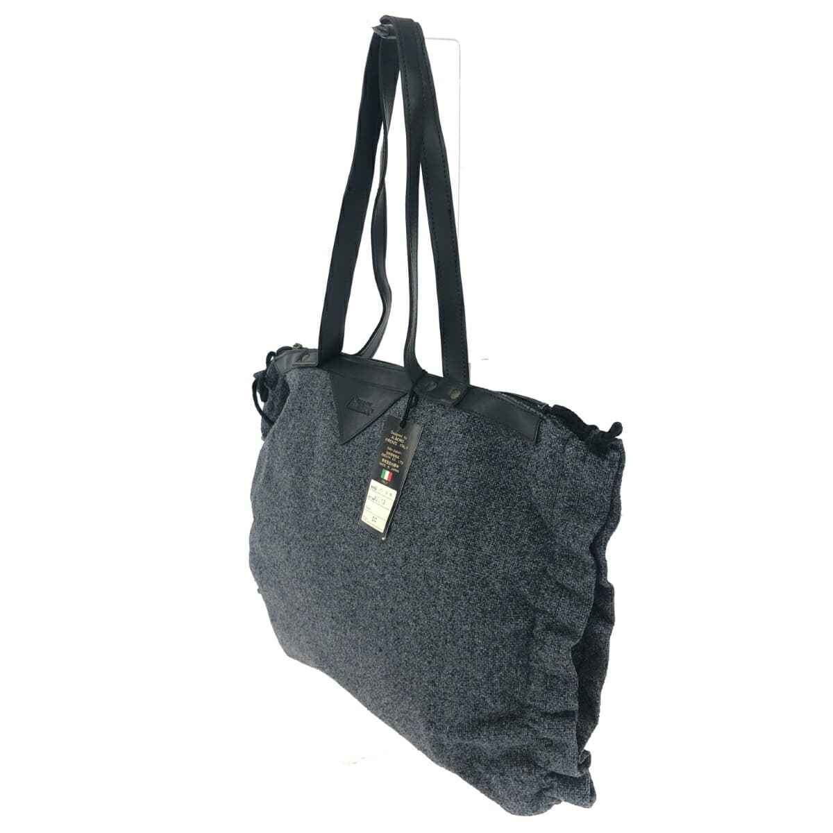 Alberio - Alberio/Tote Bag Like New Tweed Gray Women's 3