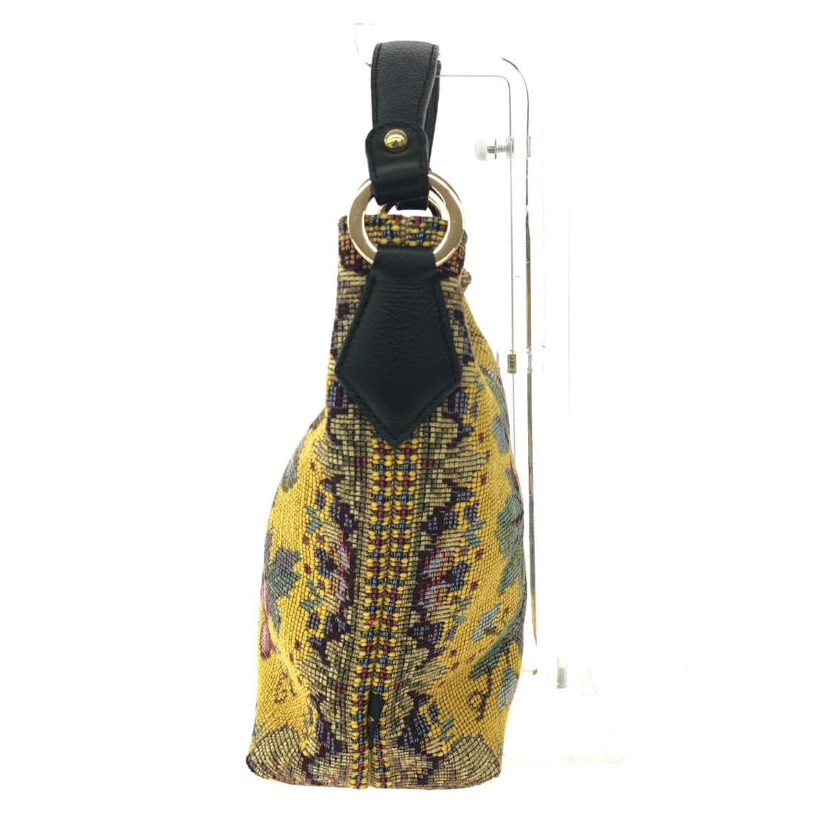 Think Bee One Shoulder Bag Unused Item Fruits/Tapestry Yellow Ladies 2
